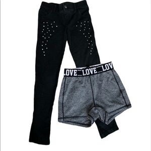 GIRL 2 PIECE OF BOTTOMS SIZE 6-6X